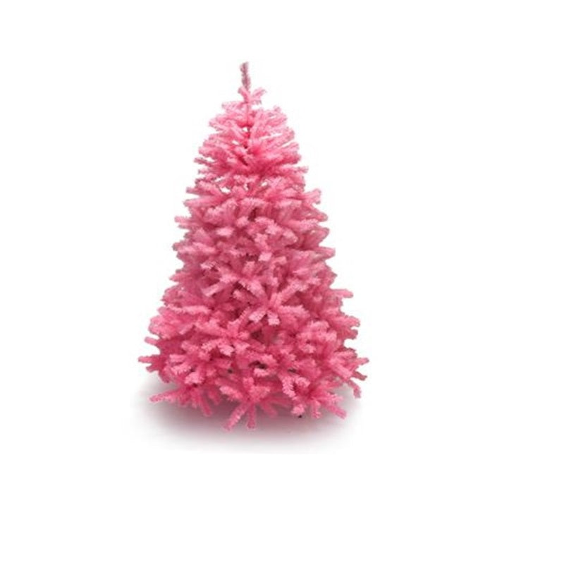 Albero di Natale Rosa Artificiale 88 Punte 90 cm Apertura Ombrello Decorazioni