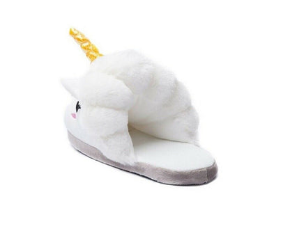 Pantofole Unicorno Unisex Calda Pelliccia da Casa Cosplay Taglia 30/31 Bambini